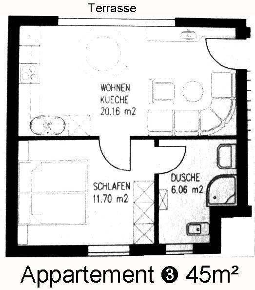 Apartmán Apart Raetia Pfunds Pokoj fotografie